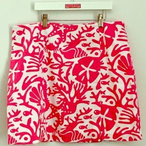 Vineyard vines coral skirt